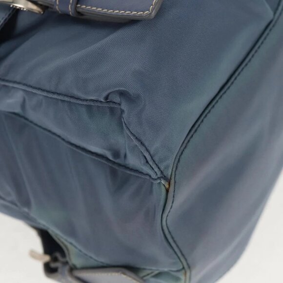 PRADA Backpack Nylon Light Blue Auth ki6000 - Picture 3 of 16